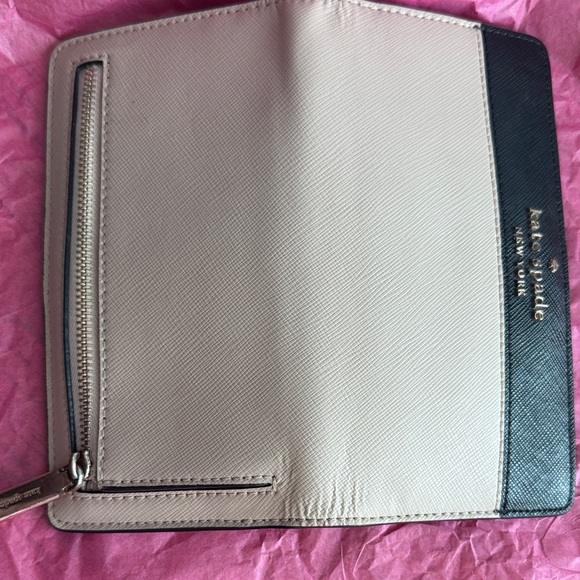 Kate Spade Black and Tan Wallet - Picture 5 of 8